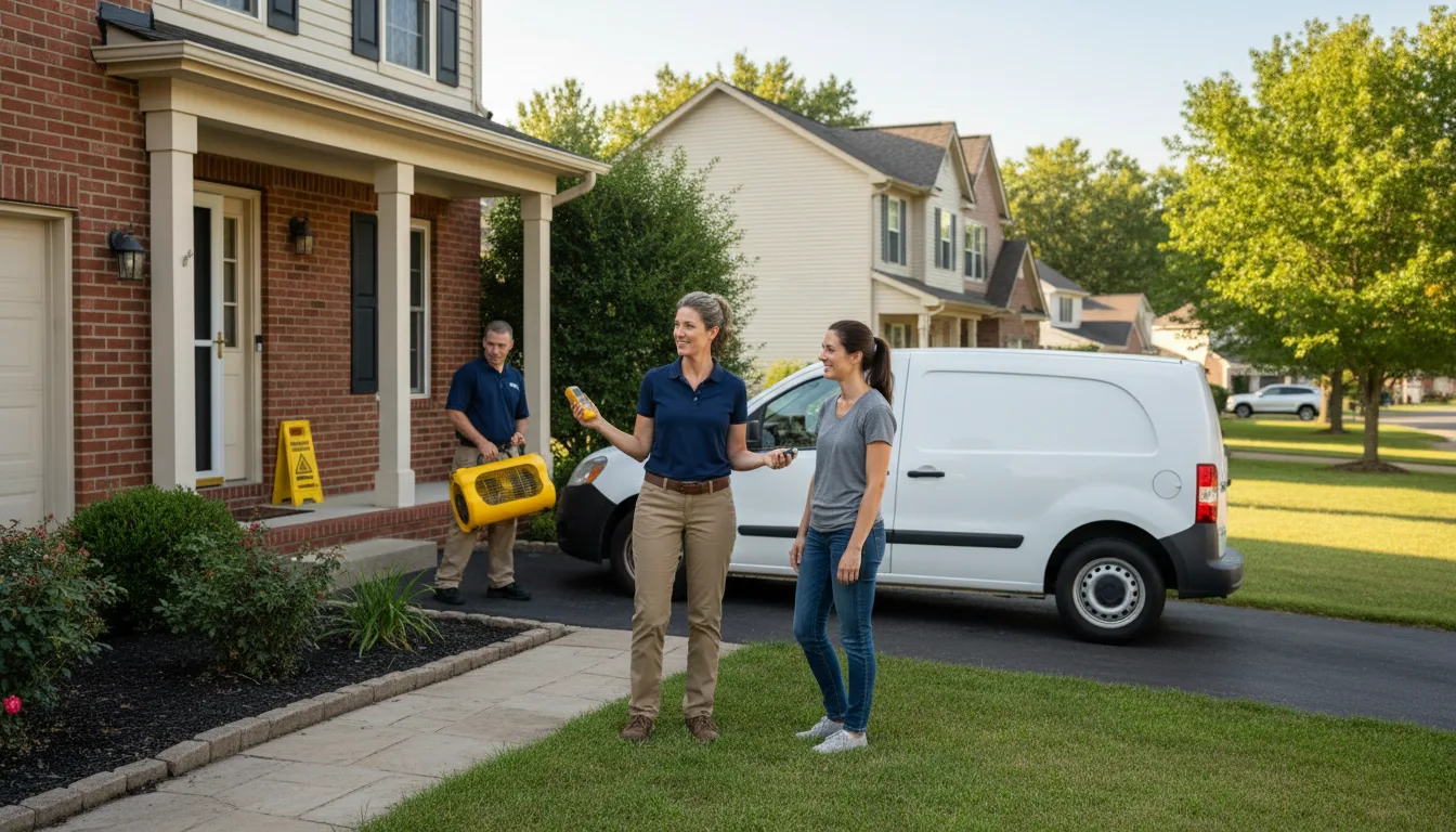 Water restoration image for Home Water Damage Repair in Milford, DE